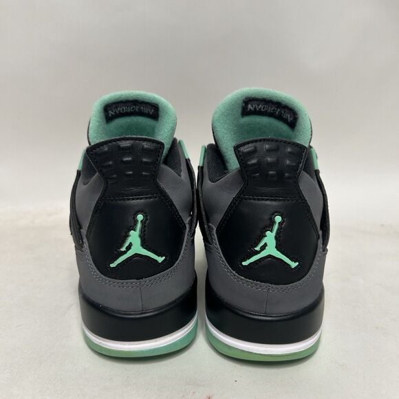 Nike Shoes Air Jordan 4 Retro BG “Green Glow” 2024 - Picture 5 of 8